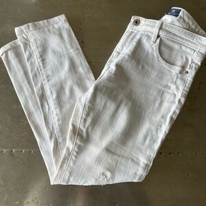Ag Adriano Goldschmied White Slim Jeans